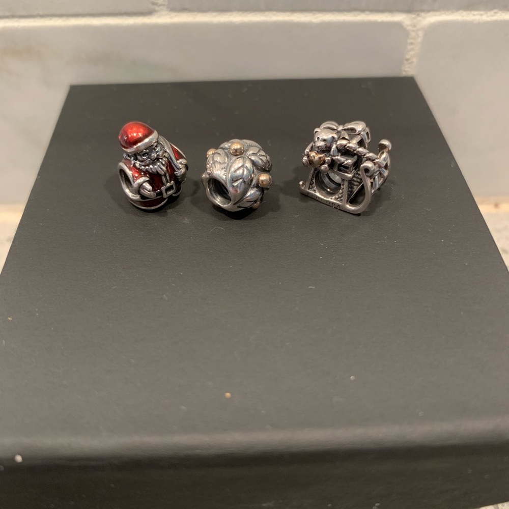3 pack of PANDORA Christmas Charms